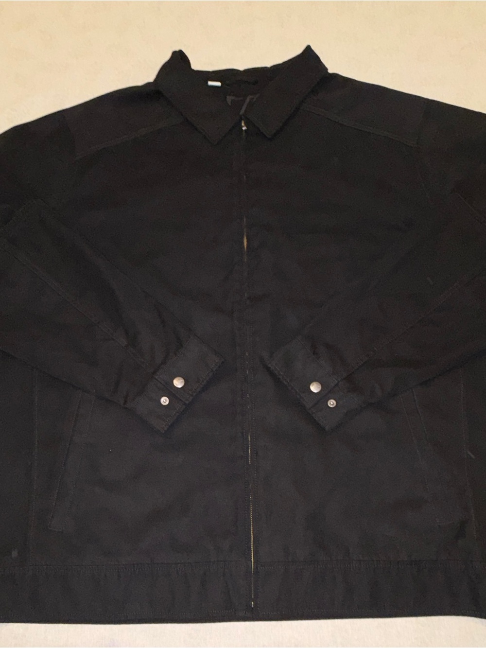 Cutter & Buck Black Lightweight Zip Shirt Jacket